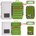 Fishing Tackle Box 14 Compartments Fishing Accessories Lure Hook Storage Case Double Sided Fishing Tool Organizer Boxes_desvips.com