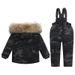 Premium Kids Snowsuit Set With Down Jacket – Warm Winter Outfit For Boys & Girls (1-6 Years), Water-Resistant & Lightweight For Skiing & Outdoor Play_desvips.com