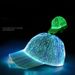 Hip-Hop Street Dance Baseball L Luminous Disco Night Light Duckbill Cap Color-Changing LED Hat Colorful_desvips.com