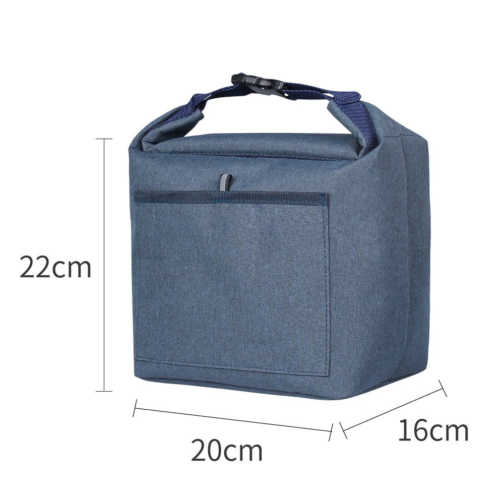 Insulated Lunch Bag Oxford Fabric Thermal Tote For Office School Leakproof Lightweight Meal Prep Containers_desvips.com