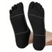 5 Pairs Men's Open Toe Boat Breathable Invisible Ankle Short Elastic Men Five Finger Socks Silicone Anti-slip Sports_desvips.com