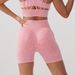 Sand Wash Yoga Shorts High Waist Hip Lift Fitness Quick Dry Sports Tight-Fitting Outer Wear Three-Quarter Pants_desvips.com
