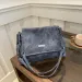Women's Shoulder Bag: Trendy Chain Crossbody Bag, Triple Tone: Grey/Brown/Blue E0a1_desvips.com