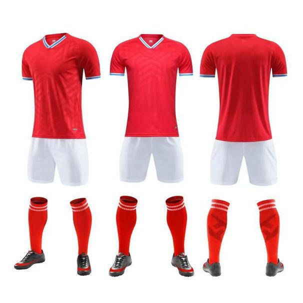 Quick Drying Football Jersey Set For Men And Women Printed Sports Team Uniform Suitable For Competitions Training Students And Children_desvips.com