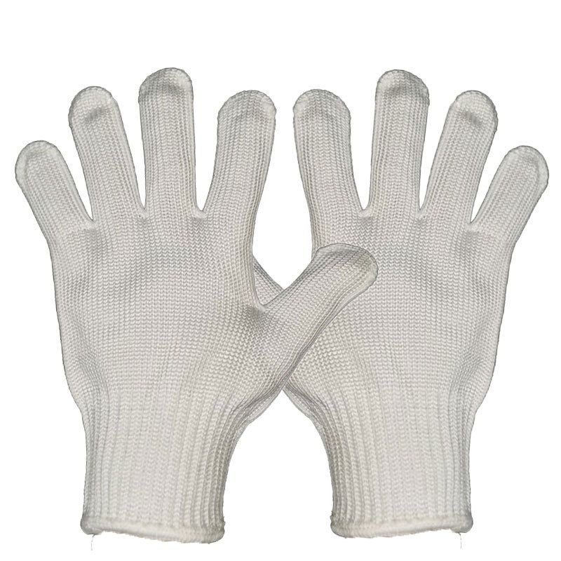 2024 Duty Outdoor Security Level 5 Cut Resistant White Wear-Resistant Anti-Cut Stab Safety Protective Gloves_desvips.com