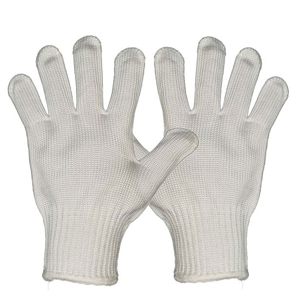 2024 Duty Outdoor Security Level 5 Cut Resistant White Wear-Resistant Anti-Cut Stab Safety Protective Gloves_desvips.com