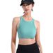 New High-Strength Shockproof Ribbed Sports Bra Fitness Running Beauty Back Yoga Vest For Women_desvips.com