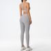 Fitness Underwear Women's Set Cross Back Sports Bra Yoga Running Quick-Dry Tight Nine-Point Pants_desvips.com