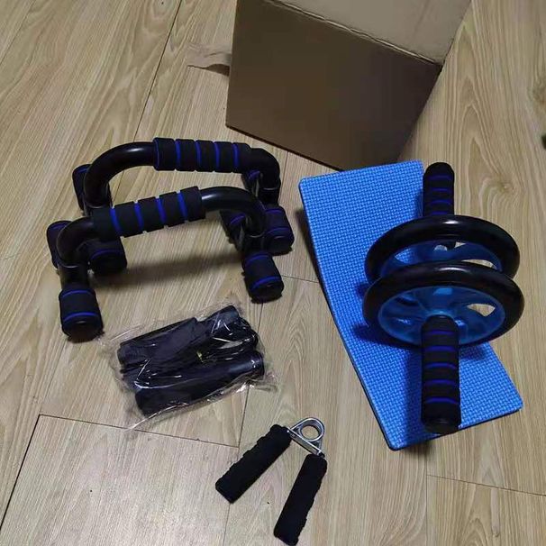 Abdominal Wheel Four Piece Set Comprehensive Indoor Home Fitness For Men And Women Multifunctional Fitness Equipment Combination Training Set_desvips.com