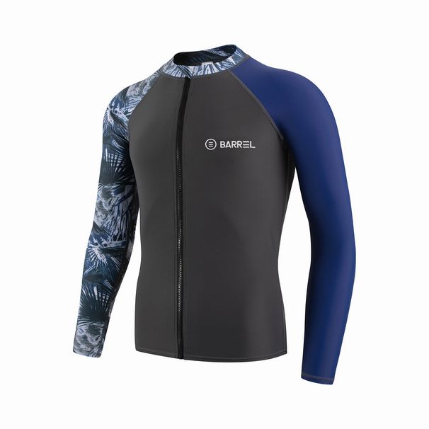 Korean Swimwear Men's Diving Quick-Dry Sleeve Long Pants Sun Protection Jellyfish Surfing Suit Hot Spring Vacation_desvips.com