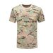 Camo Short Men's Round Neck Pure Cotton Half Sleeve Outdoor Training Work Military Tactical T-Shirt Wholesale_desvips.com