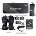 Cold Climate Winter Electric Heated Insulated Microfiber Softshell Waterproof Touchscreen Compatible Unisex Gloves_desvips.com