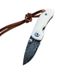 Damascus Steel High-hardness Keychain Pocket EDC Outdoor Portable Foreign Trade Wholesale Small Folding Knife_desvips.com