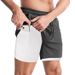 Cross-border European Size Summer New Ice Silk Men, Suitable For Outdoor Casual Sp, Quick-drying Five-point Beach_desvips.com