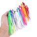 20pcs/bag Soft Octopus Lure Hoochies Squid Skirt Trolling Lure Soft Plastic Fishing Lures Trolling Skirts For Sea Bass Salmon_desvips.com