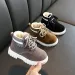 Plush Kids Winter Snow Cotton Fabric Children Shoes Cutefeet Baby Toddler Boys Girls Warm Boots Sizes 21-30_desvips.com
