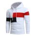 Men's Clothing autumn and winter men's fashion color matching sweatsh men's color matching hoodie hot sales_desvips.com