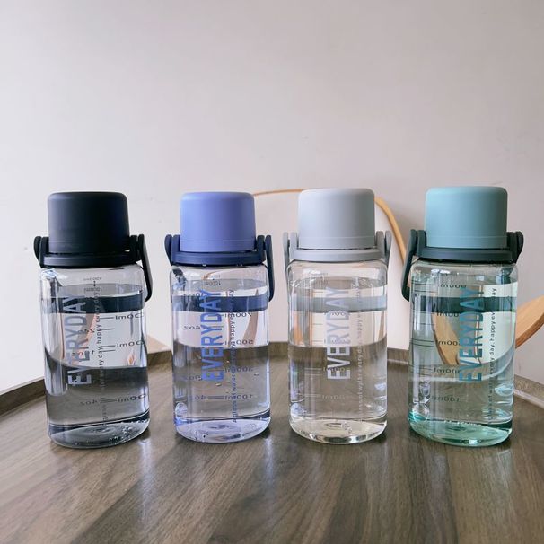 Extra Large Capacity Plastic Water Bottle Summer Fitness Portable Student Space Cup Handheld Travel Outdoor High_desvips.com