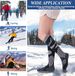 YANBIGUO 2 Pairs Thicken Ski Socks,Thermal Warm Winter Knee-High Snowbo Skiing Sock For_desvips.com