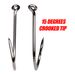 PRO BEROS Brand Fishing Gear High Carbon Steel Octopus With Barbed Fish Bulk Single Hooks 100 Pieces/Pack_desvips.com