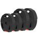 Kit Pesi Con 2 Dischi Da 10 Kg E 2 Dischi Da 5 Kg In Polipropilene E Sabbia, Ø34x6 Cm E Ø27x4.5 Cm, Nero_desvips.com