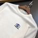 Men's Autumn Winter New Knit Round Neck Embroidered High-End Sweater Young And Middle-Aged Casual Slim Fit Warm Base_desvips.com