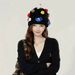 Gloves Decoration Christmas For Women Autumn Winter Japanese Style Cute Warm Knitted Headwrap Cold Hat_desvips.com