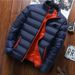 2024 New Cotton Clothing Winter Men's High Quality Casual Fashion Lightweight Business Stand Up Collar Warm Coat_desvips.com