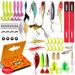Shark Scavener|24-piece Blind Box Set Of Lure Sequin Soft Baits, Vib Minnows, And Fro Lures In Neutral_desvips.com