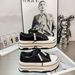 6Cm Height Increase~ European Style Genuine Leather Thick-Soled White Sneakers For Women, Versatile Fashionable Casual_desvips.com