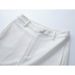 Women's Clothing Autumn and Winter Satin Collar Spliced Blazer Feather Decoration Dress Suit Straight leg Pants Two piece Set_desvips.com