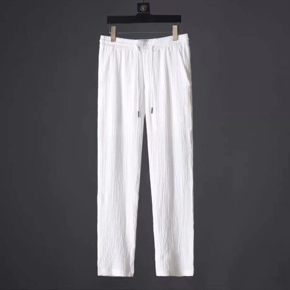 Men's Casual Suit Thin High-End Sports Suit Men's Fashion Short-Sleeved Trousers _desvips.com