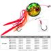 Big Eye Fish Bearded Squid With Double Hooks Luminous Jig Lure Sea Fishing Red Seal Lead Head_desvips.com