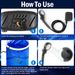 Cross-border Outdoor Bathing Gadget: Ortable Shower Head, Caming Essential Gadget, Rechargeable Self-riming Water_desvips.com