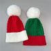 European And American Style Knitted Autumn Winter Warm Pom Hat Merry Christmas Bell H_desvips.com