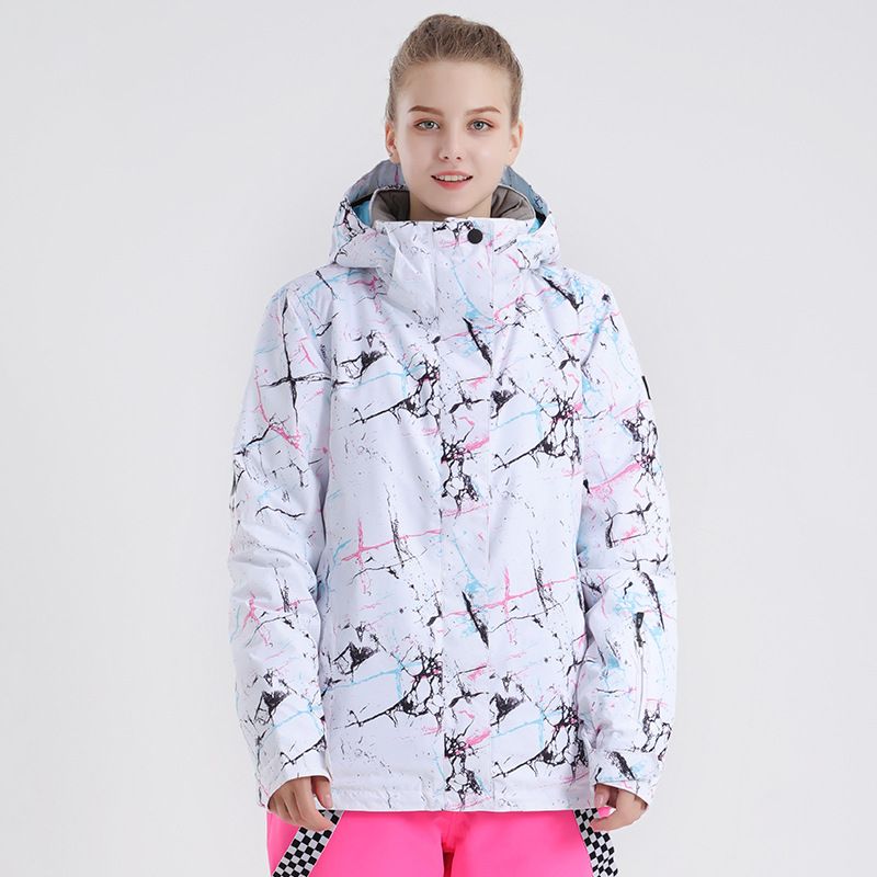 001 Smaining Korean Style Suit Windproof Waterproof Breathable Thickened Warm Northeast Snow Country Double Snowboard_desvips.com