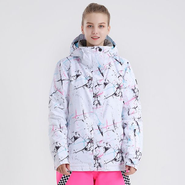001 Smaining Korean Style Suit Windproof Waterproof Breathable Thickened Warm Northeast Snow Country Double Snowboard_desvips.com
