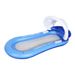 Summer PVC Inflatable Net Float Drainage Upper Back Float Bed With Awning Thickened Net Float Row_desvips.com