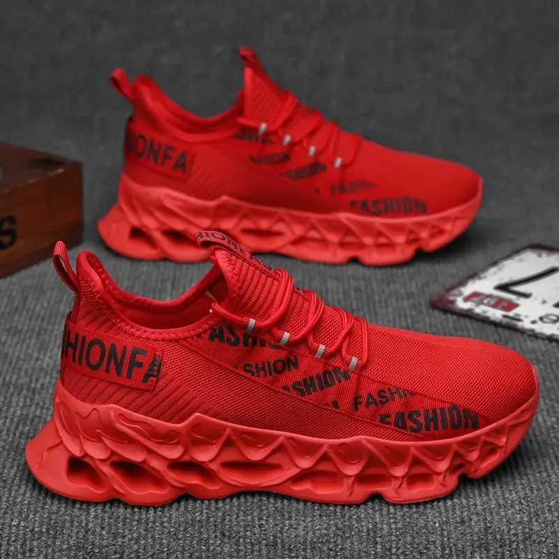 YRZL Man Lightweight Sneakers For Men Breathable Athletic Comfortable Walking Shoe Non Slip Black Sports Shoes Z251223_desvips.com