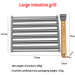 Stainless Steel Detachable Rolling Outdoor Hot Dog Grill Sausage Rack_desvips.com