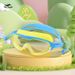 Children's HD Large Frame Waterproof Anti-Fog Transparent Comfortable Non-Tightening Boys And Girls Youth Swim Goggles_desvips.com