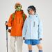 Guzi Yellow Women's Three-in-One Jacket National Standard Hard Shell Windproof Waterproof Two-Piece Set Outdoor Camping_desvips.com