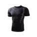 Summer Ice Silk Sports Quick-Dry Compression Shirt Men's Set Basketball Running Training Base Layer Fitness Short Sleeve_desvips.com