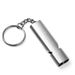 Outdoor Loud Double-tube High-frequency Whistle, Metal Aluminum Alloy Children's Rescue Whistle AT7606_desvips.com