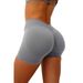 High Waist Lycra Long Pants For Yoga V-Shaped Waistband Hip-Lifting And Shaping Seamless Tight Wholesale Cross-Border Style_desvips.com
