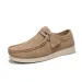 Mens Black Suede Wallabee Durable Style Casual Shoes_desvips.com