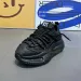 Pure Black White Sneakers Thick Mens Comfort Mesh Breathable Autumn Height Increase Platform Soles Trendy Casual Shoes_desvips.com