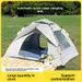 Tent Outdoor Folding Portable Camping Gear Overnight Rainproof Thickened Beach Fully Automatic One-Button Opening And_desvips.com