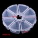 HENGJIA 8 Compartments Mini Portable Round Fishing Tackle Boxes Fishing Lure Baits_desvips.com