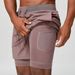 KOOSSOASIS Men's Skin-Friendly Breathable Quick-Drying Sports Casual Double Layer Shorts, American Fitness Basketball Four-Point Shorts 1189_desvips.com